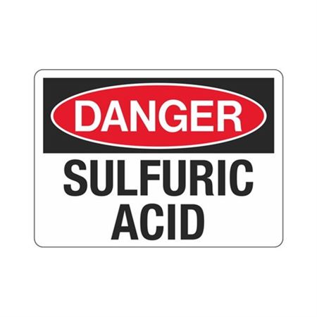 Danger Sulfuric Acid Sign